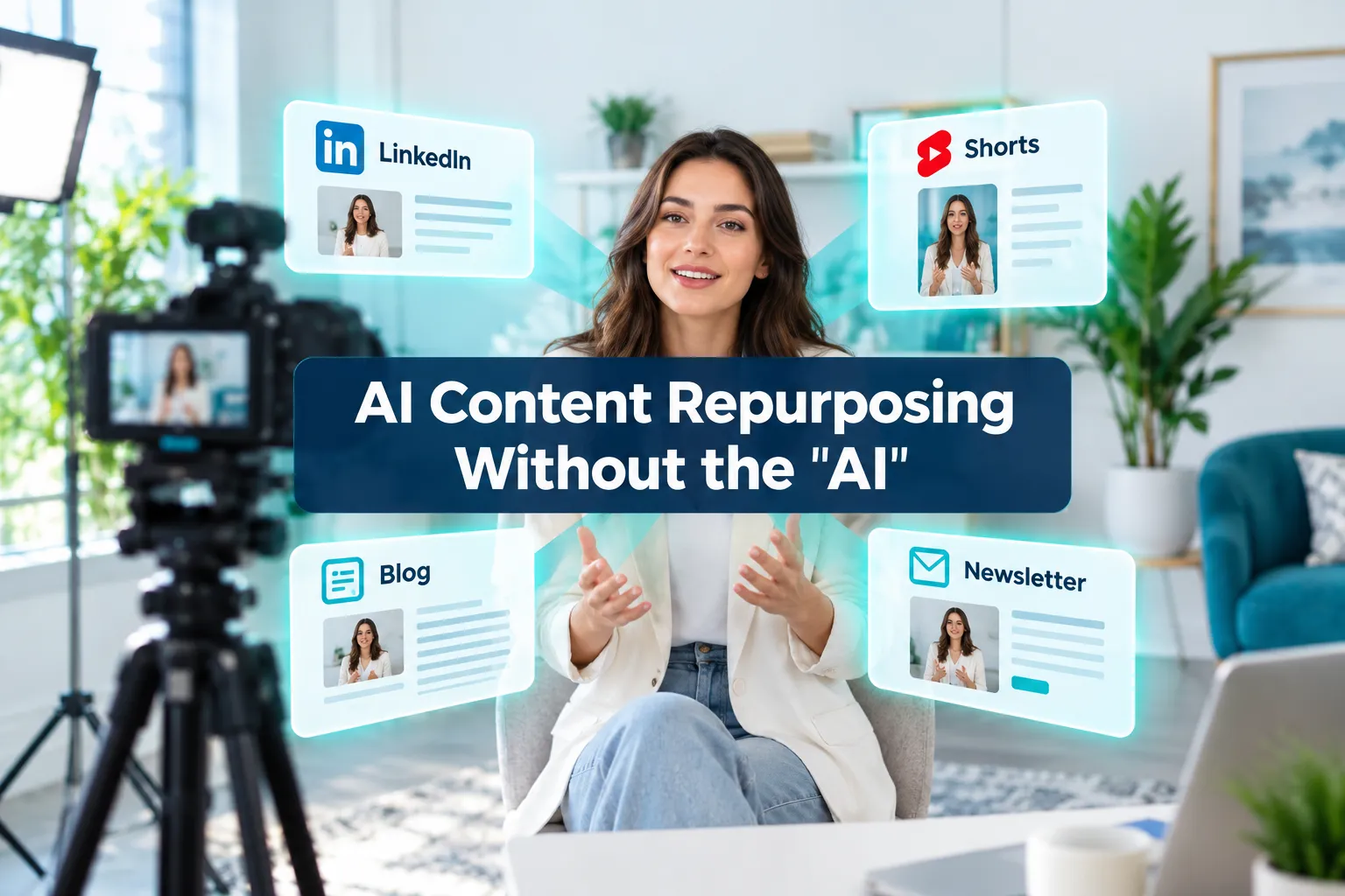 AI Content Repurposing for Professionals: How to Turn One Expert Video Into LinkedIn Posts, Shorts, Blogs, and Newsletters Without the AI Slop