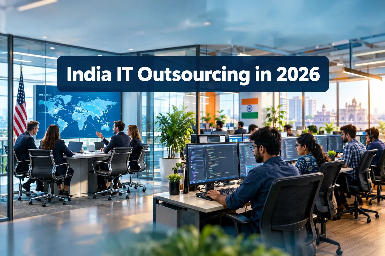 India IT Outsourcing Services in 2026: How US Mid-Market Companies Can Build an AI-Ready Offshore Technology Team