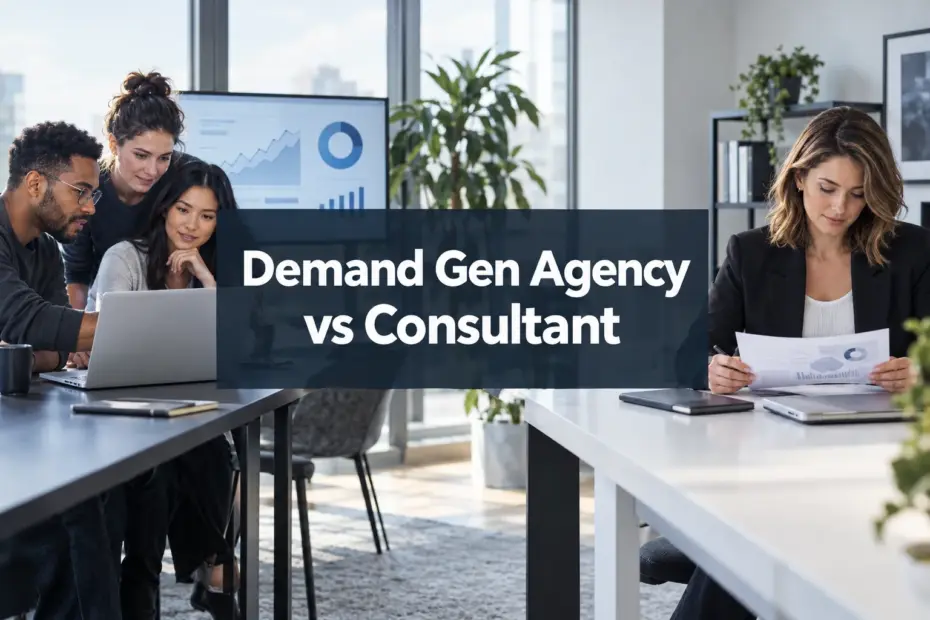 Demand Gen Agency vs Consultant: Which to Hire in 2027
