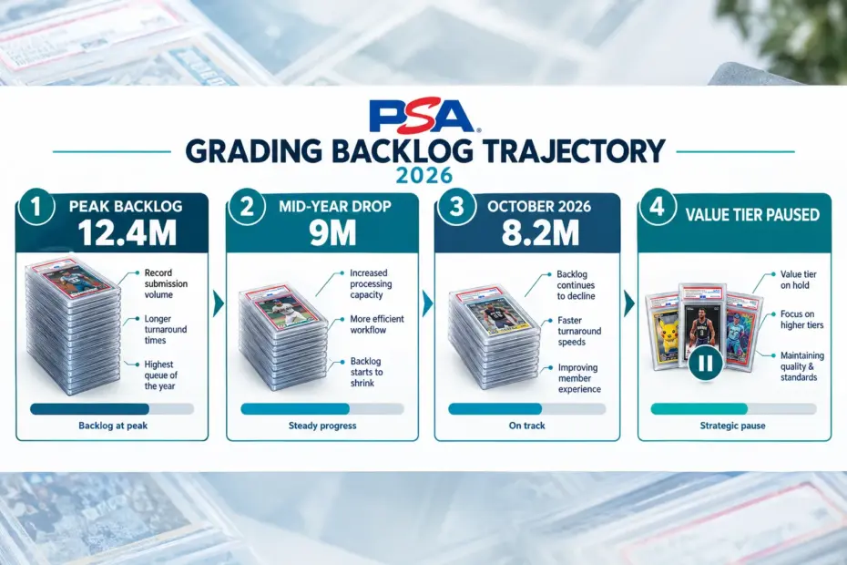 PSA Grading Backlog 2026: Latest Updates, Delays & What Collectors Should Know